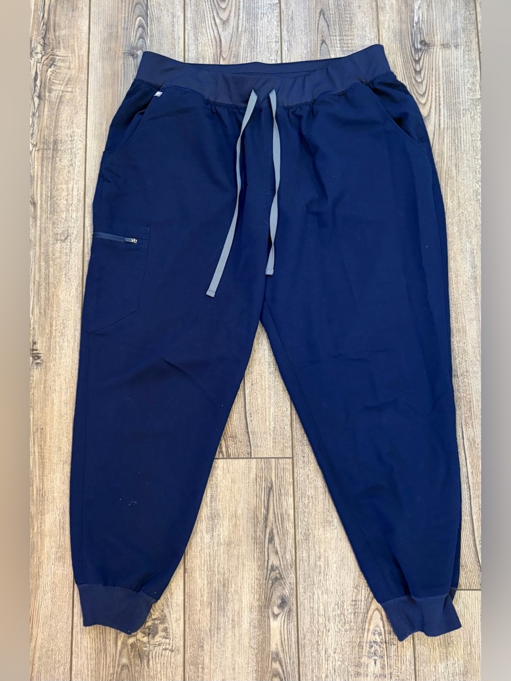 FIGS Technical Collection Jogger Scrub Pants Navy 3XL Stretch Cargo